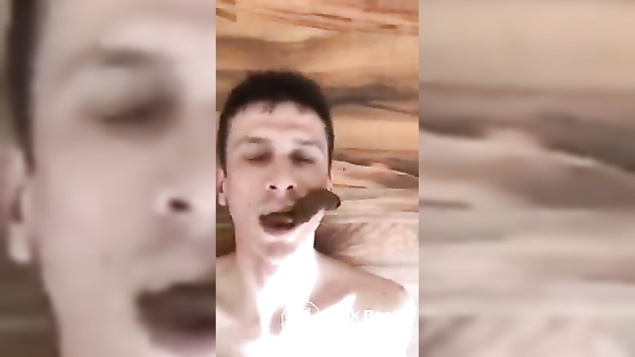 Watch this stupid addict get his ass slammed hard and deep by a scat-loving fag