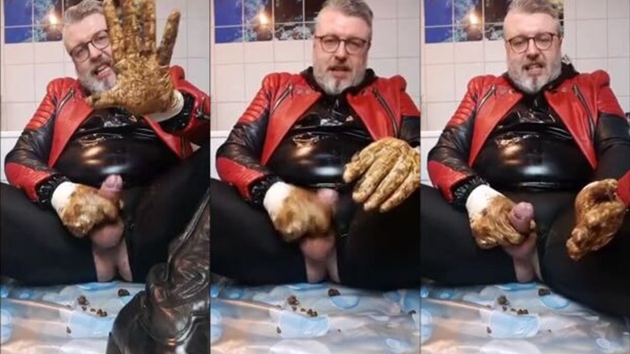 Dirty Rubber Slut Wank & Cuntshot with Daddy and Rubber Girl