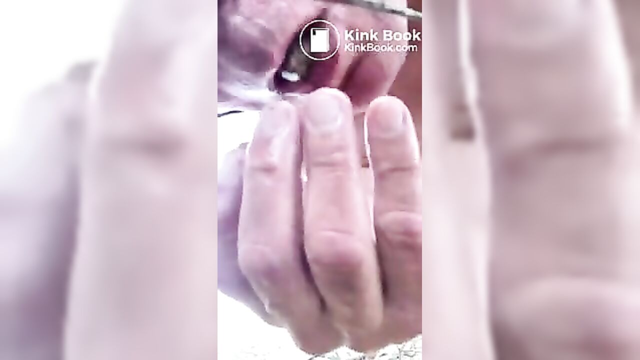 Greek dude savors tiny turd on his own besch in Amsterdam scat porn