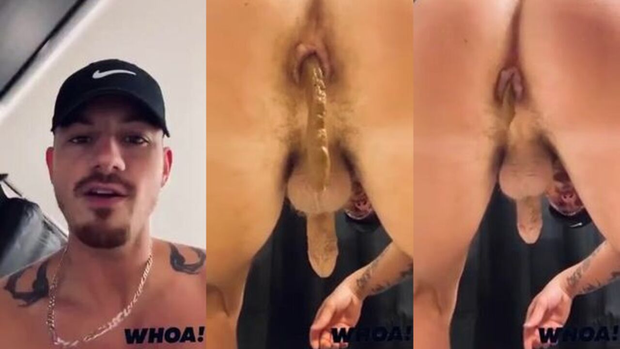 Shawn Shitting gets off on scat porn and peeing in solo action