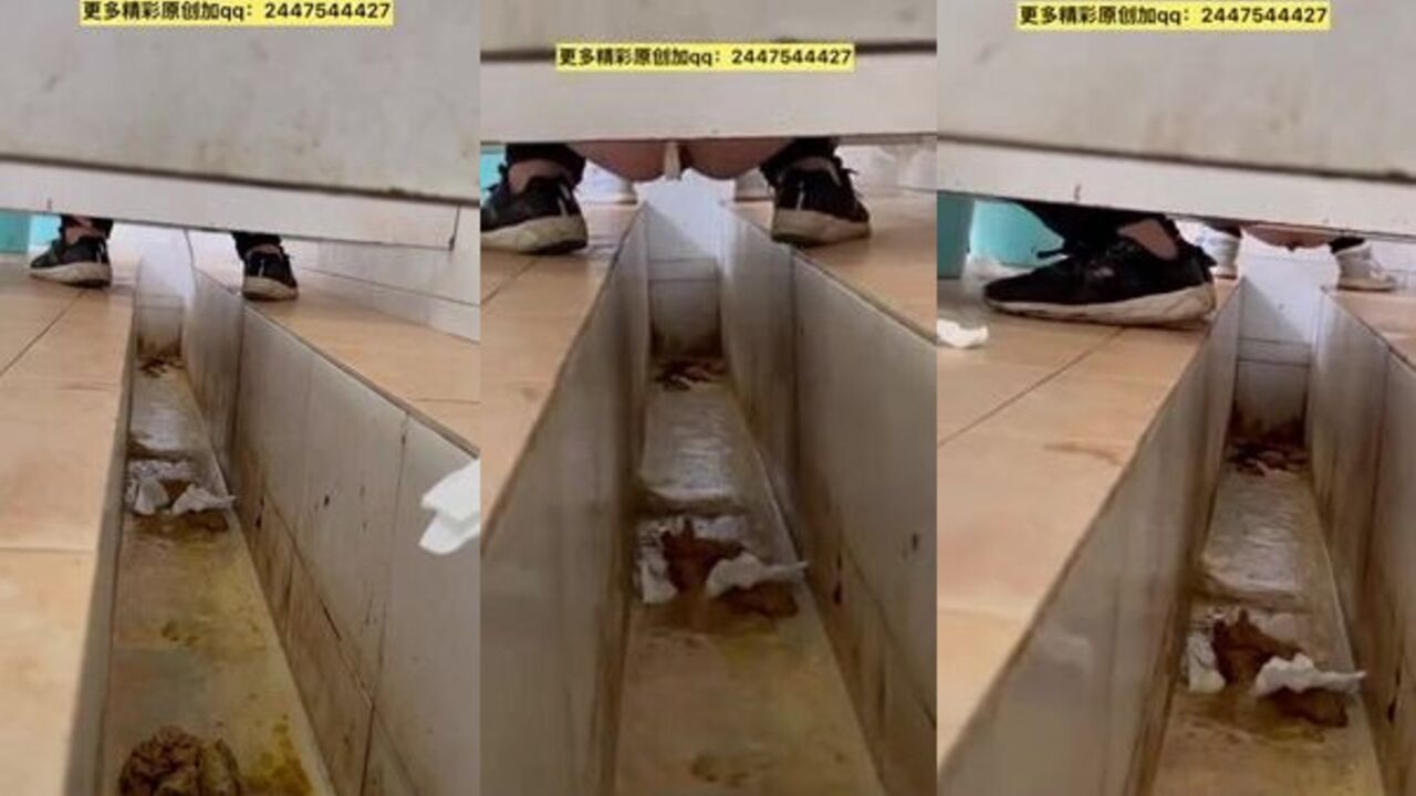 Watch this Chinese slut scat in public toilet for the first time ever!