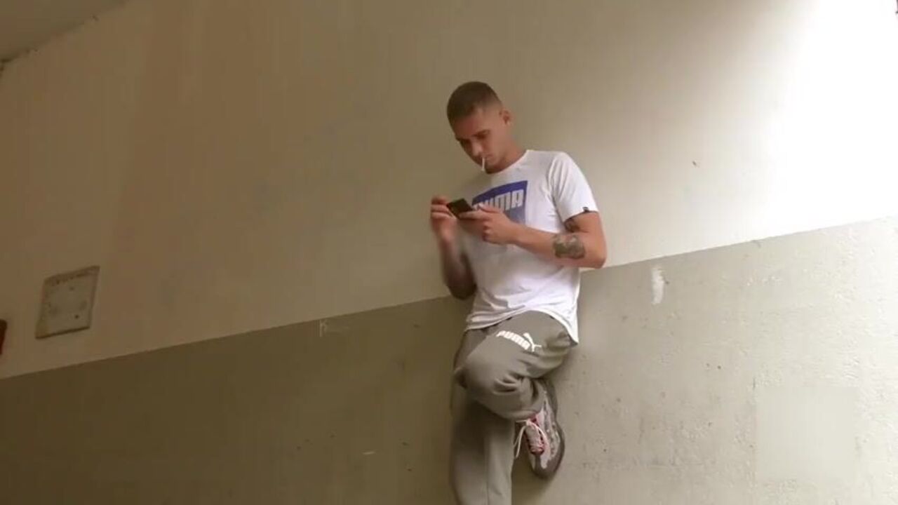 Watch as a dominant dude dominates and rims his slave's scat in hot domination action