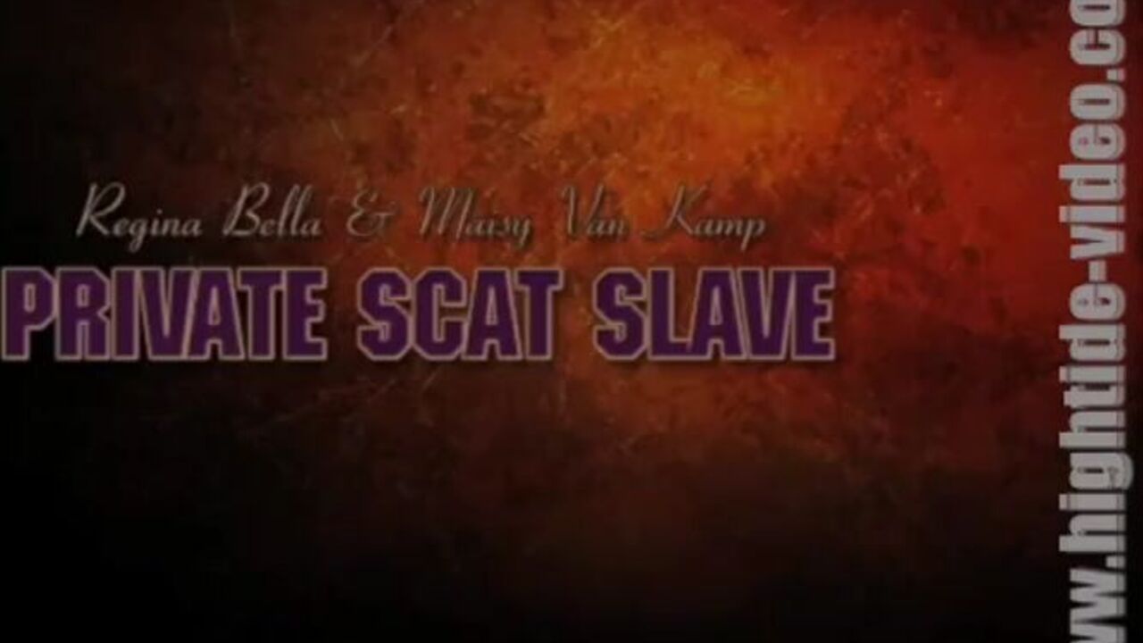 Regina Bella's private scat slave gets pooped and shitted