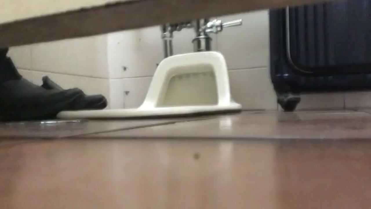 Watch as these guys get down and dirty with their toilet fetish