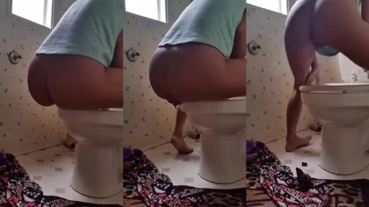Watch this scatty pornstar get her fat ass down on the bathroom floor