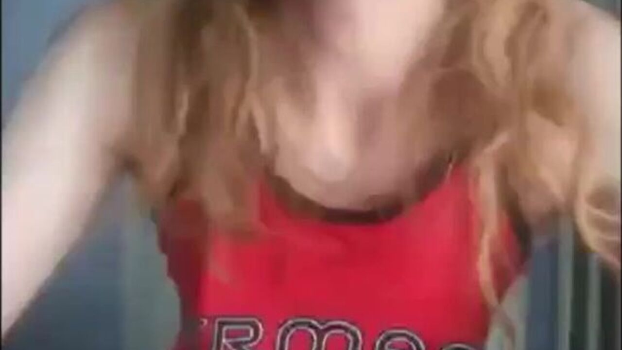 Watch this skinny blonde teen scat and gush on the floor in this hot video