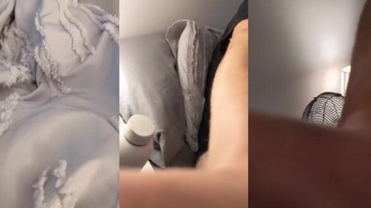 Caught my girlfriend gulp down some hot coke while spying on her head on the machine