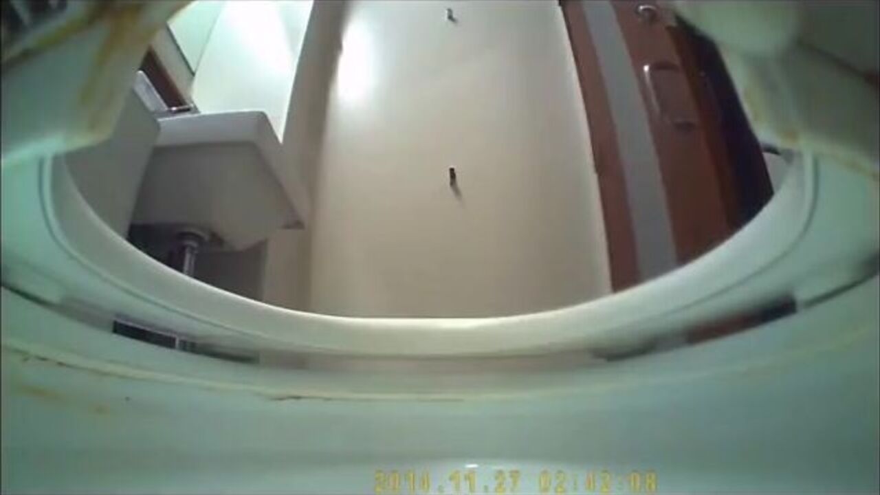 Spy captures the view of Japanese Convenience store's Toilet POV