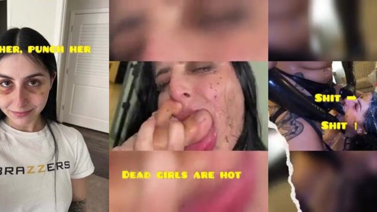 Watch as a kinky human toilet gets a hard slap and a deep, hard pummeling in her face