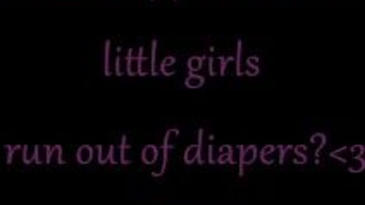 Watch this messy-haired babe's dirty diaper get pooped out in DP Panty Diaper Poops video