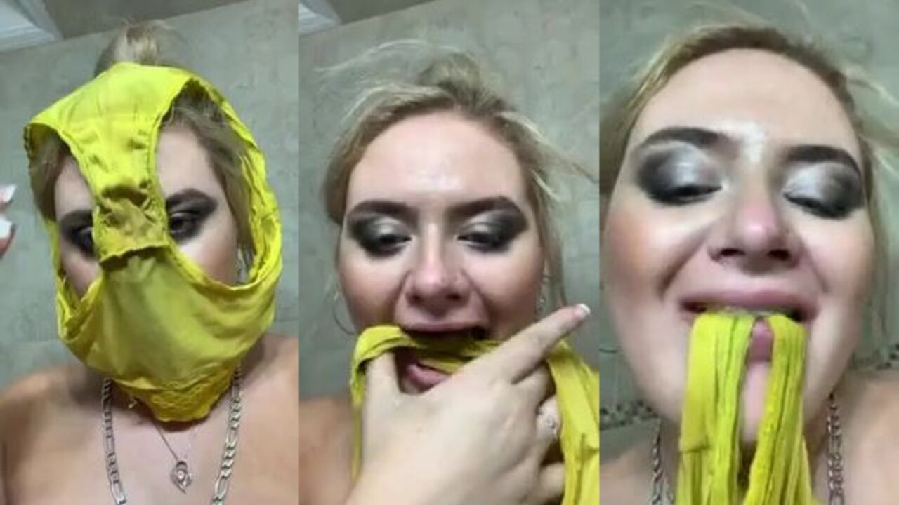 Elizabeth's filthy piss collection: a toilet porn video for filthy pigs