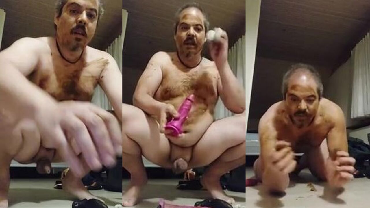 Horny Scat devours a hot load after getting a mouthful of her own