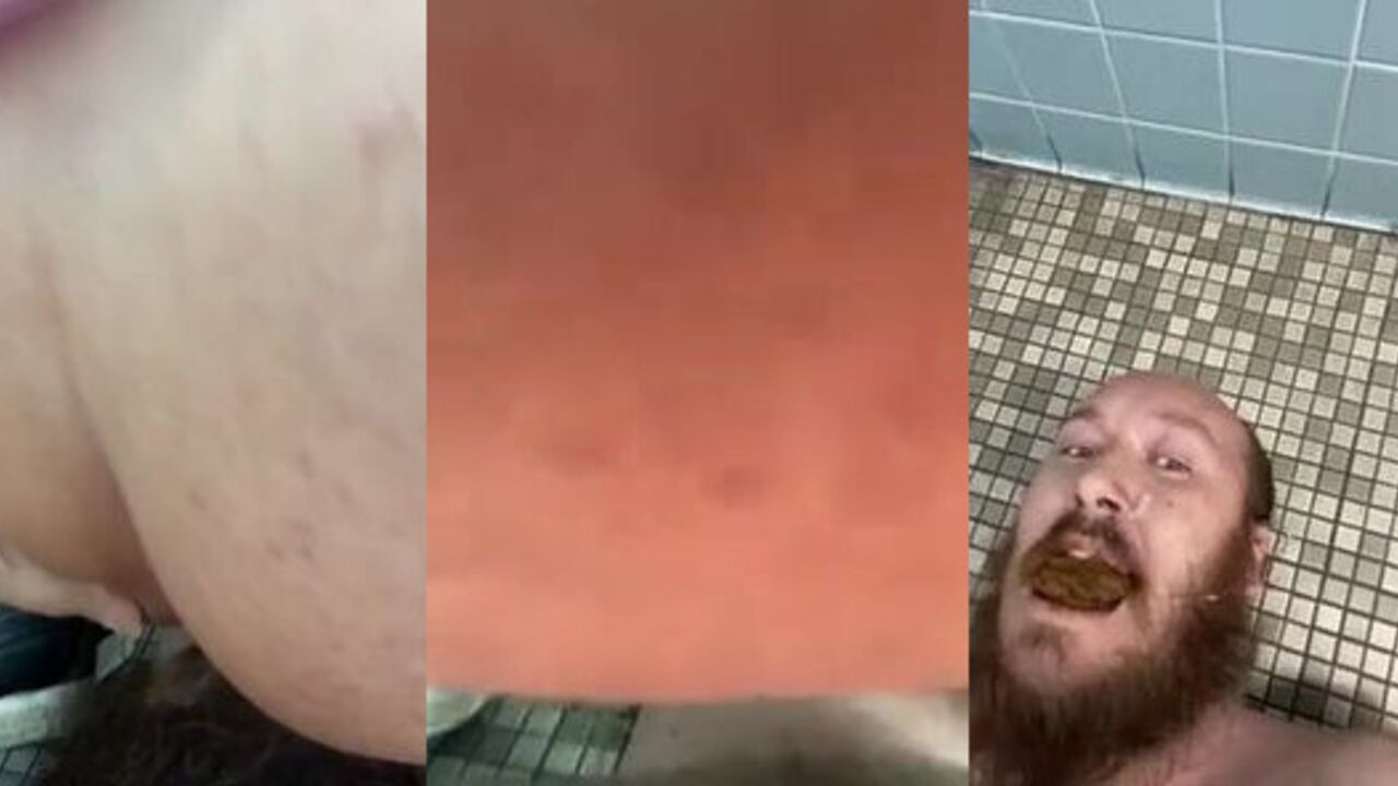 Watch these guys get down and dirty with each other's loads in public