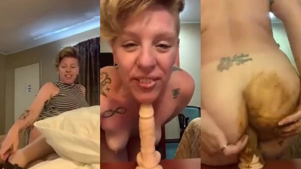 Mature slut takes a deep anal drilling in Dirty Anal Scat Eater 2