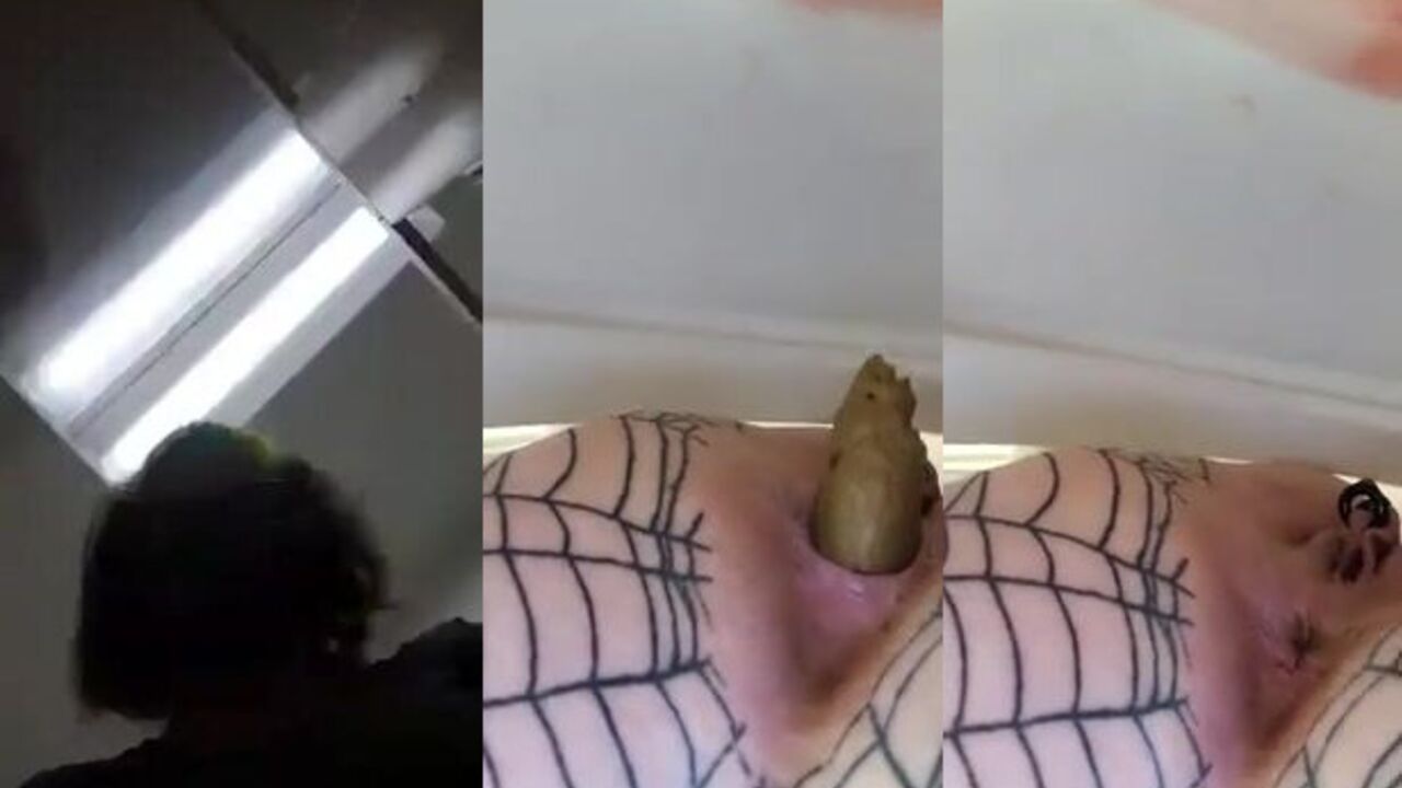 Watch this filthy scat video of a slutty slut getting pounded hard in BDSM action