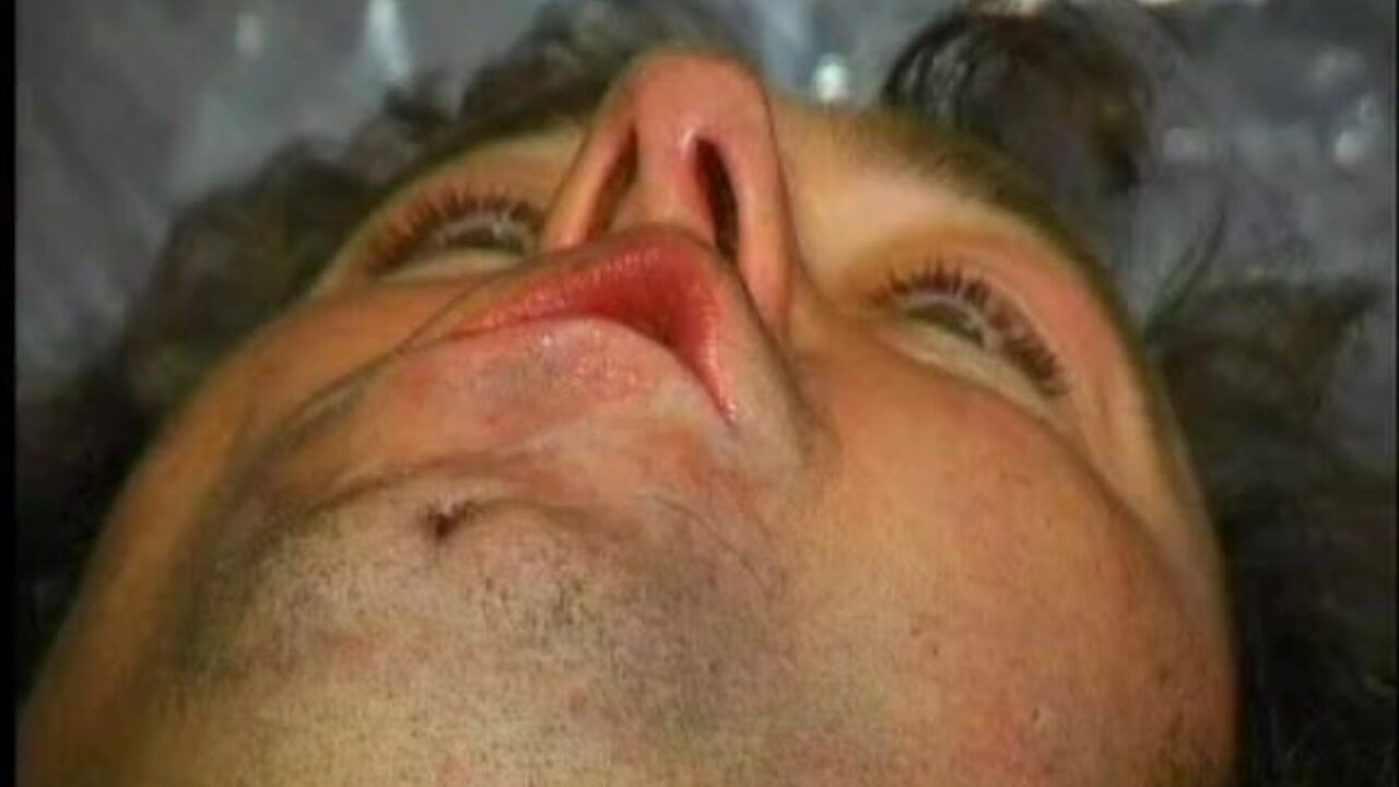 Hairy Man gets a golden shower in the shower room while peeing in the brown shower