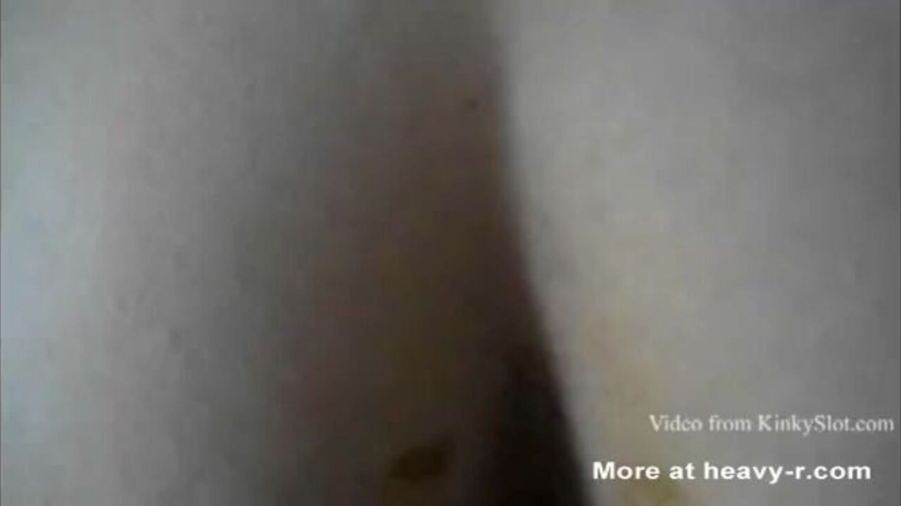 Watch this filthy slut scat and moan on her worthless ass