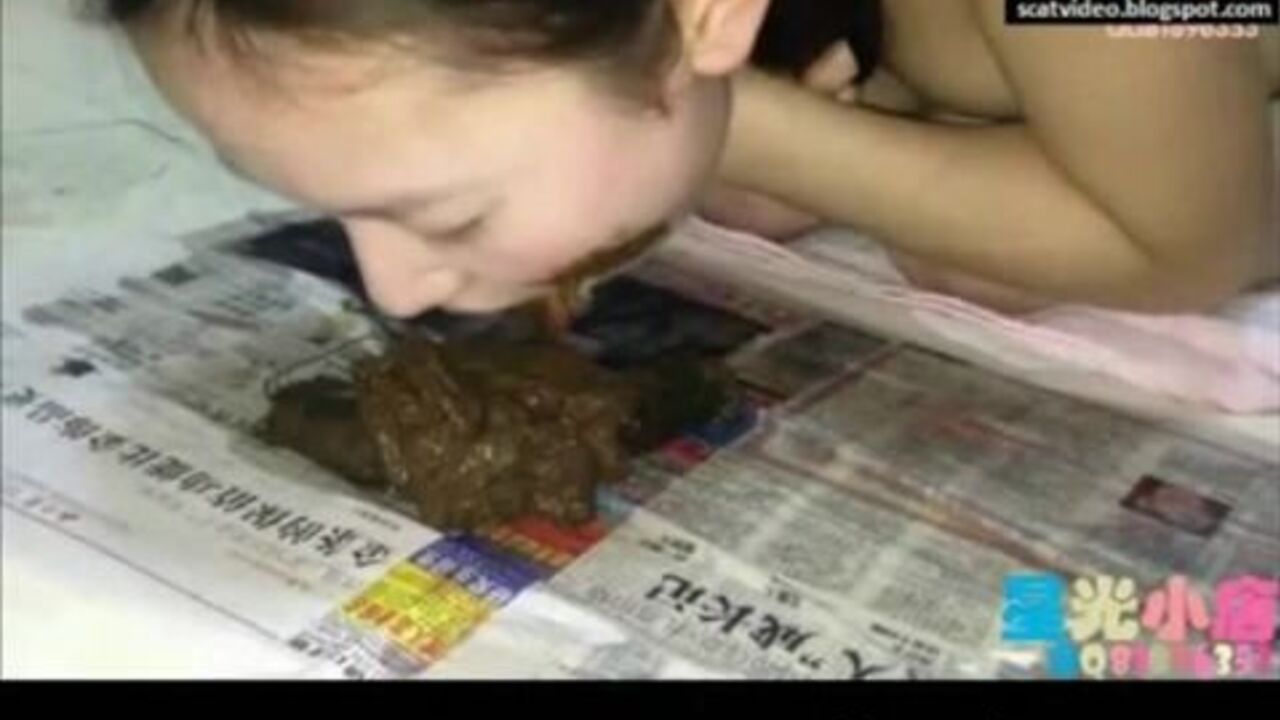 Watch this kinky side chick get her brown side off in this scat porn video