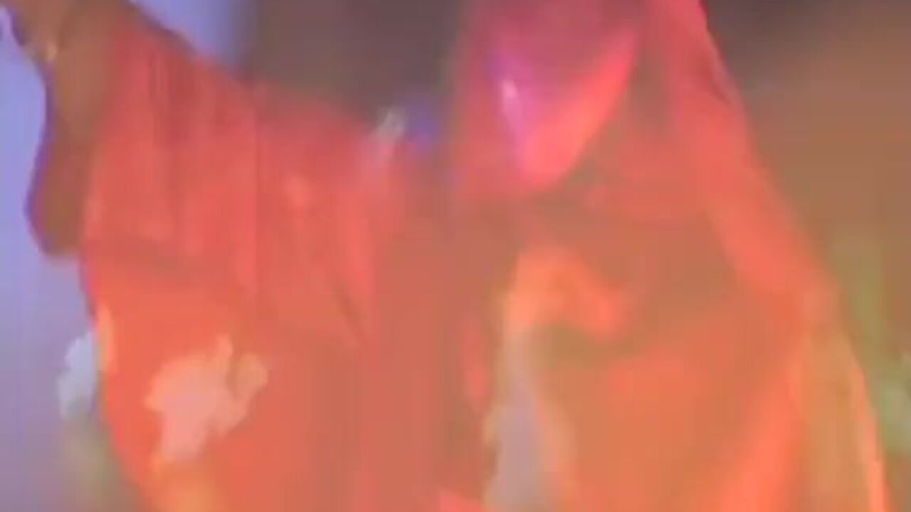 Watch these two filthy sluts indulge in satanic lesbian threesome fun!