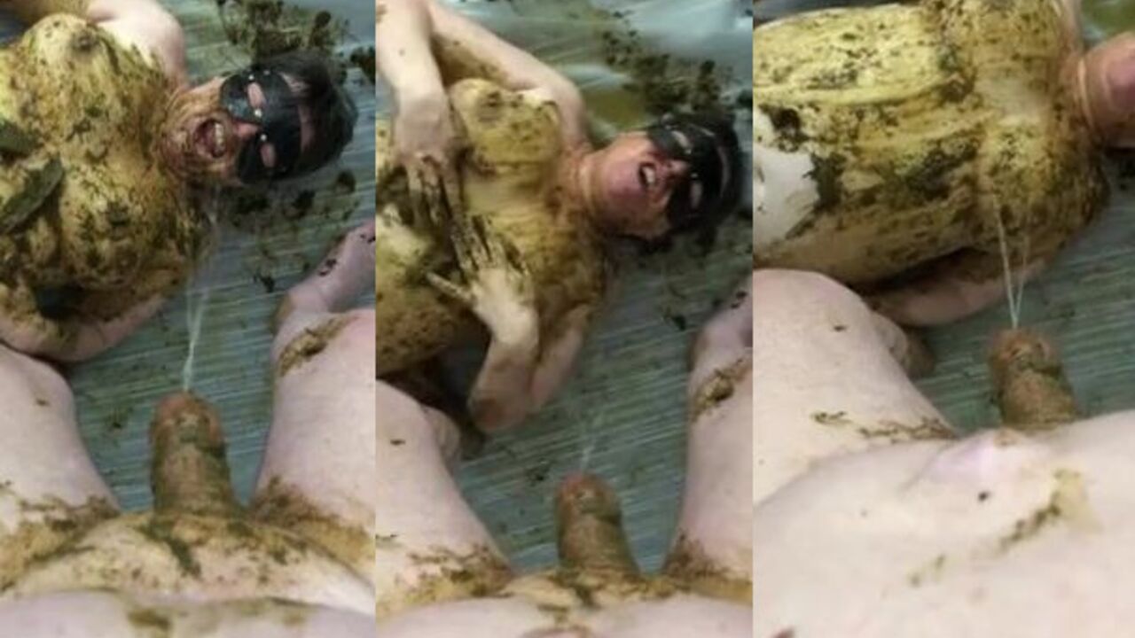 Mature slut gets kinky with manure and piss in fetish video