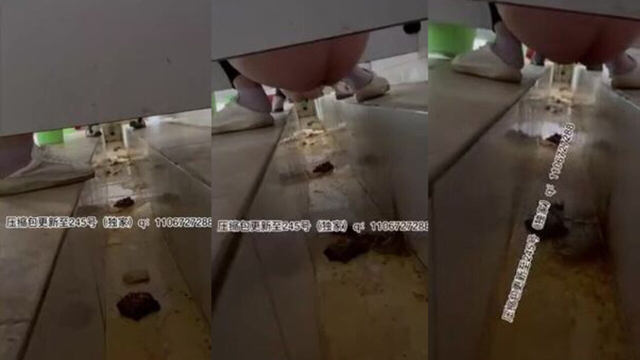 Beautiful Chinese women pooped in the toilet for an average of 22 seconds