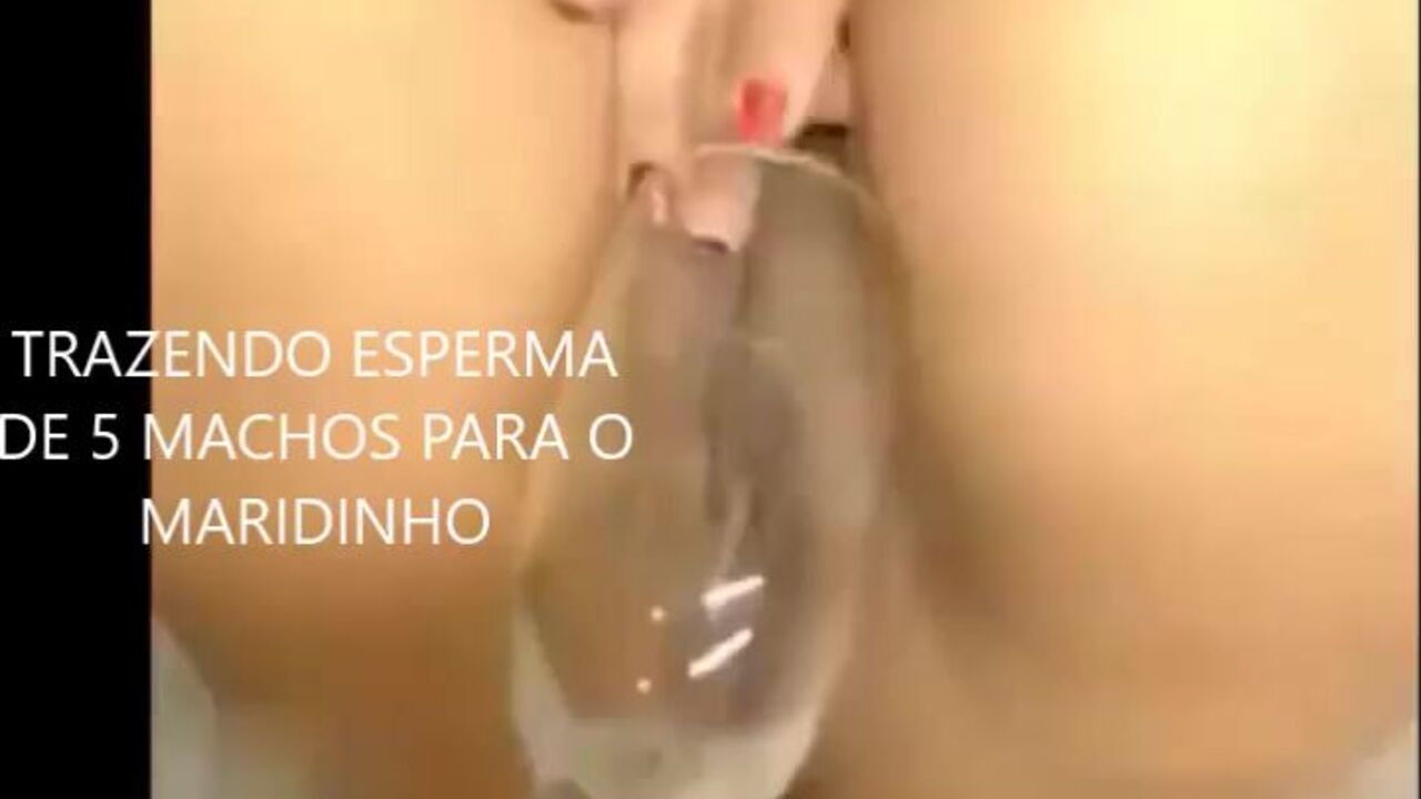 Brazilian Lesbo scats her ass while her cuckold husband watches inizarre voyeuristic delight