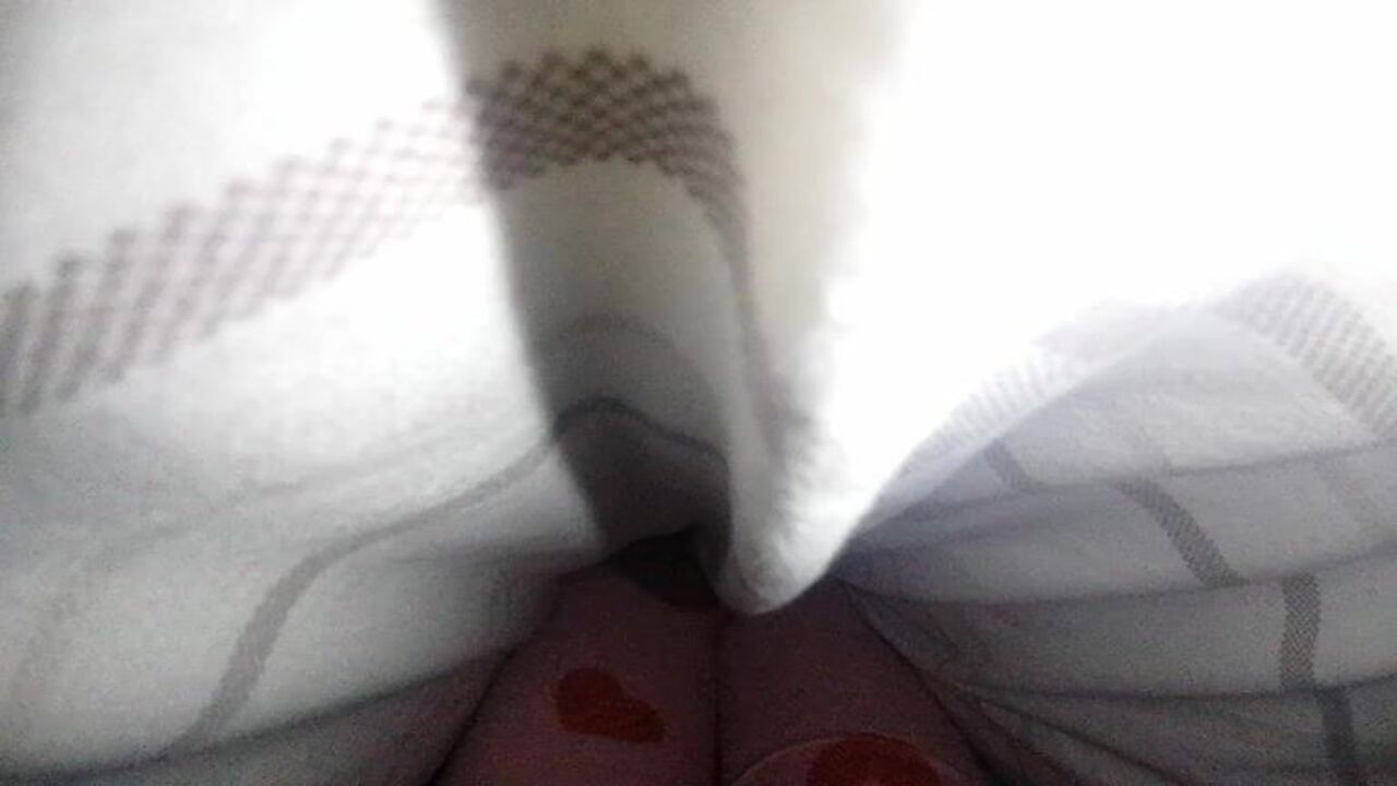 Naughty slave wakes up to pee and scat, then takes a hot load in her mouth