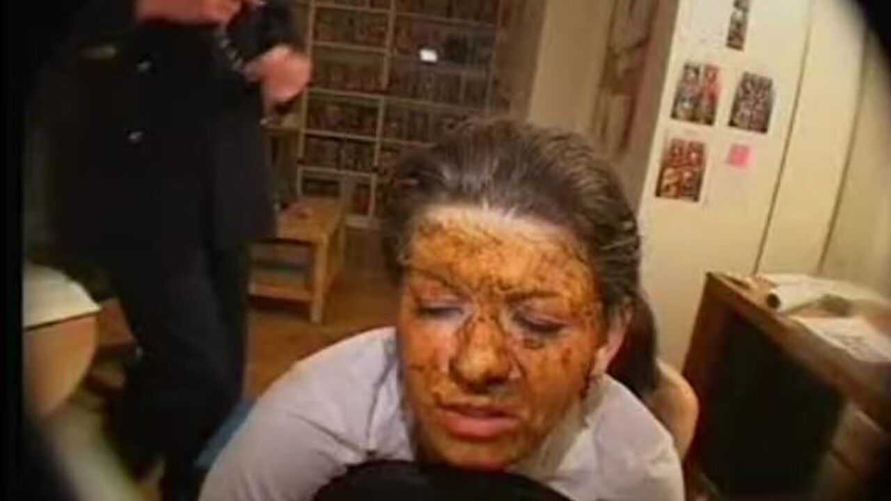 Watch as this filthy slut gets humiliated & fisted in scat porn