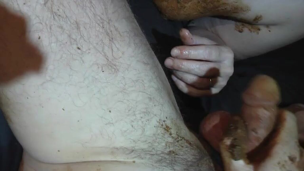 Watch these filthy scats get plastered with porn in this wild scat video