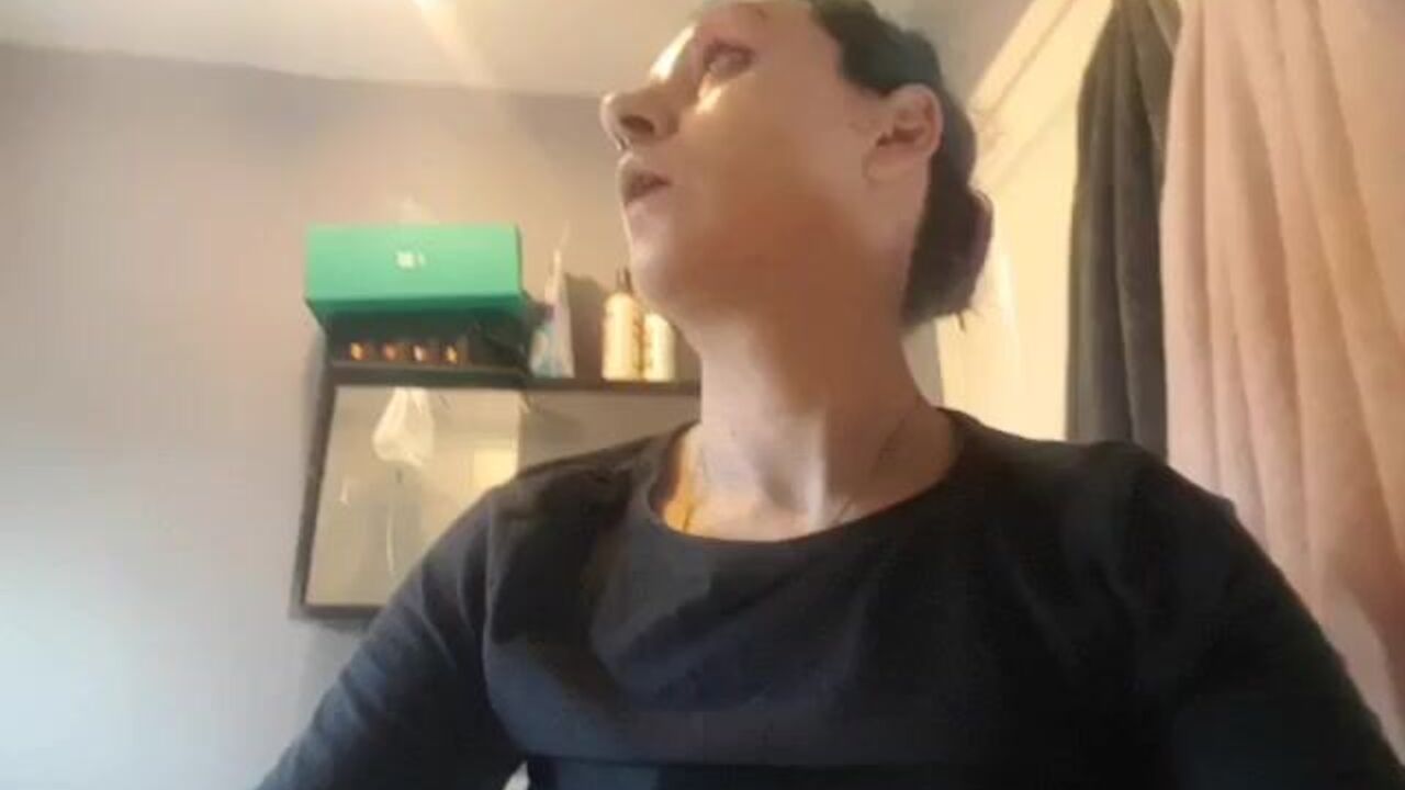 Dirty cleaning slut gets a massive enema and begs for more