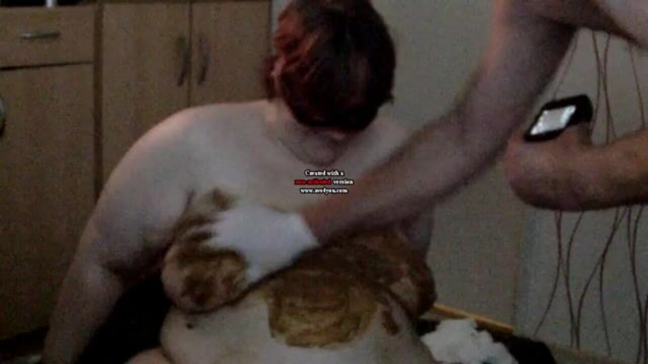 Watch this kinky slut get off on scat porn and scat videos