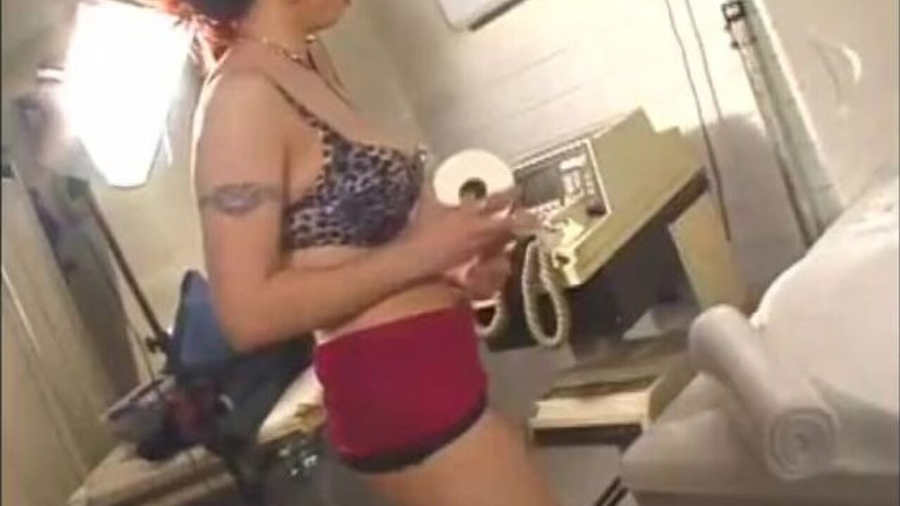 Watch as a dominant mistress makes her pathetic slave eat her own semen