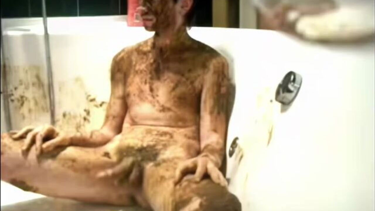 Watch this hot babe get her scat virginity kissed and licked in a wild and naked encounter