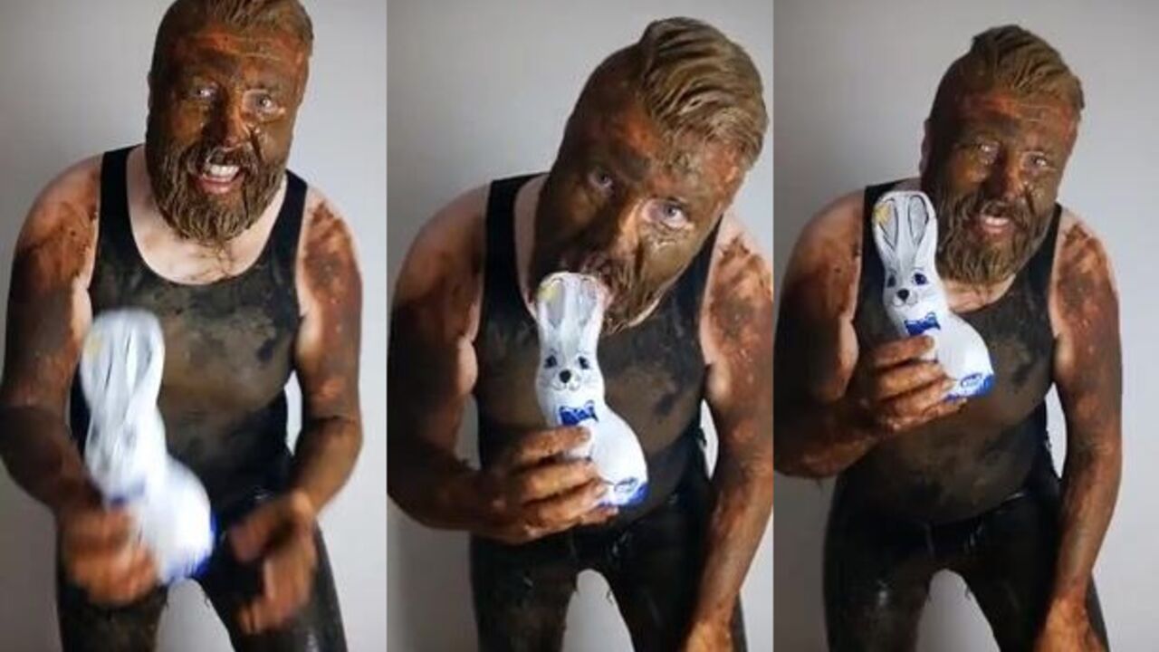 Kacke's Easter bunny is a dirty slut who loves scat play and fucking hard!