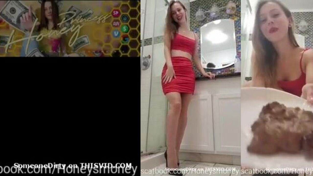 Watch this kinky scat porn video of a horny slave getting off with a lot of scat action!