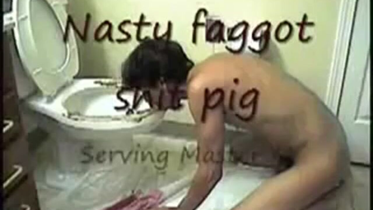 Watch this filthy pig get down and dirty with scat and feeding