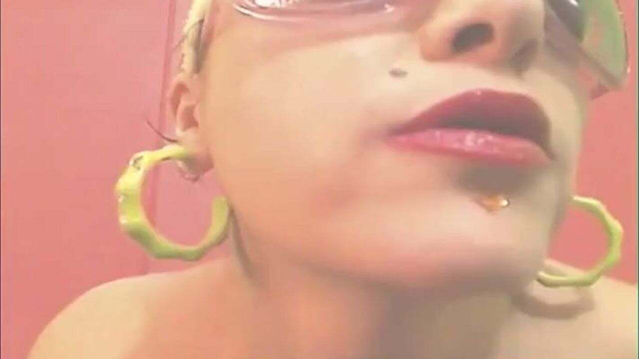 Watch this dirty slut scat and get drenched in her own filth on Sat. 9, 2323