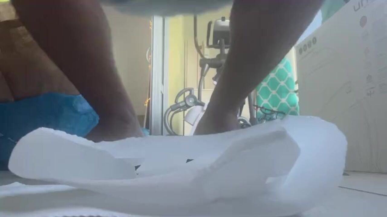 Watch this filthy girl get off on pooping on the balcony in her scat porn video