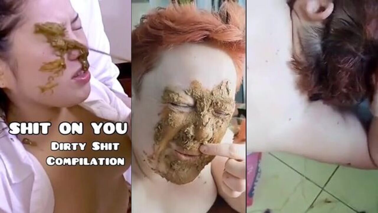 Watch as dirty scat compilation gets Pooped on by horny girls