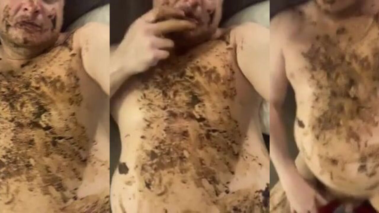 Watch this slutty whore devour every last drop of that juicy scat