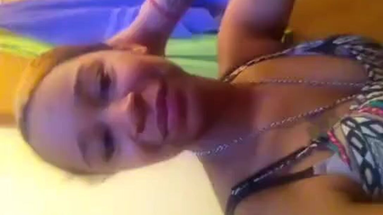 Latina slut shits all over herself in self-licking scat