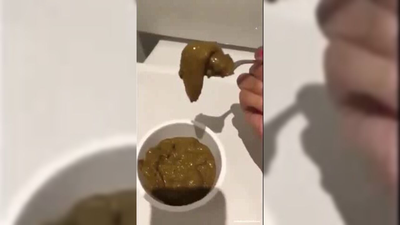 Your scat slave gets a meal while you watch in pooped up delight