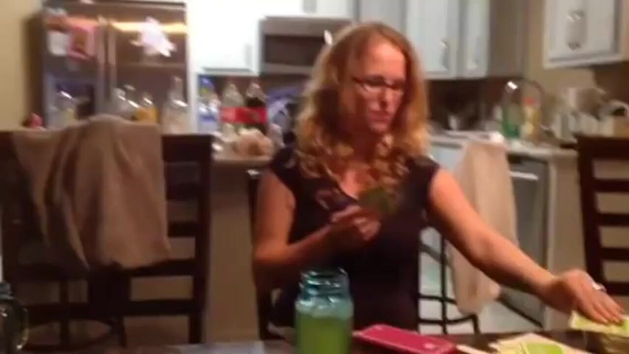 Unsuspecting babe gets a taste of her own warm, scat-filled mess