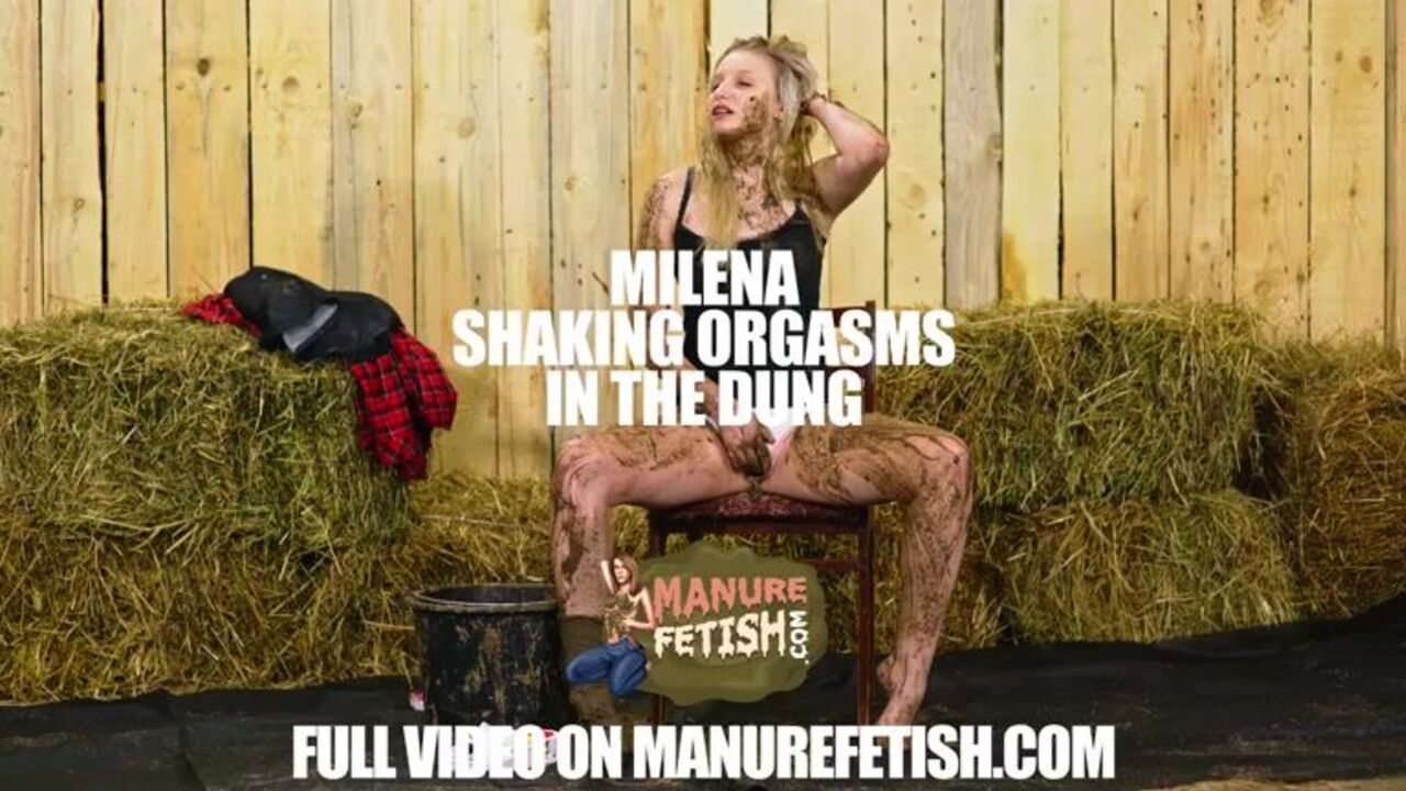 Watch Milena Shaking in Orgasmic Ecstasy as She Takes a Load in Her Dung