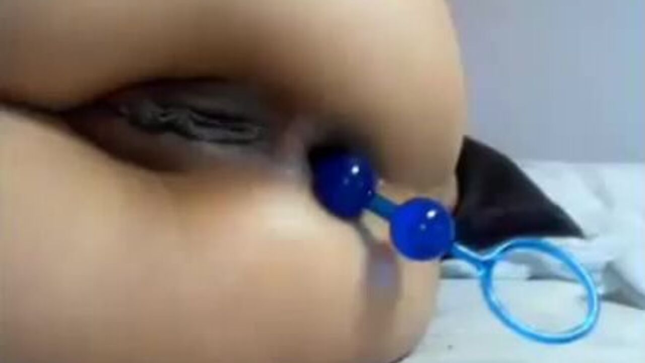 Watch this kinky scatty woman take a toy up her ass and play with it for all eternity!