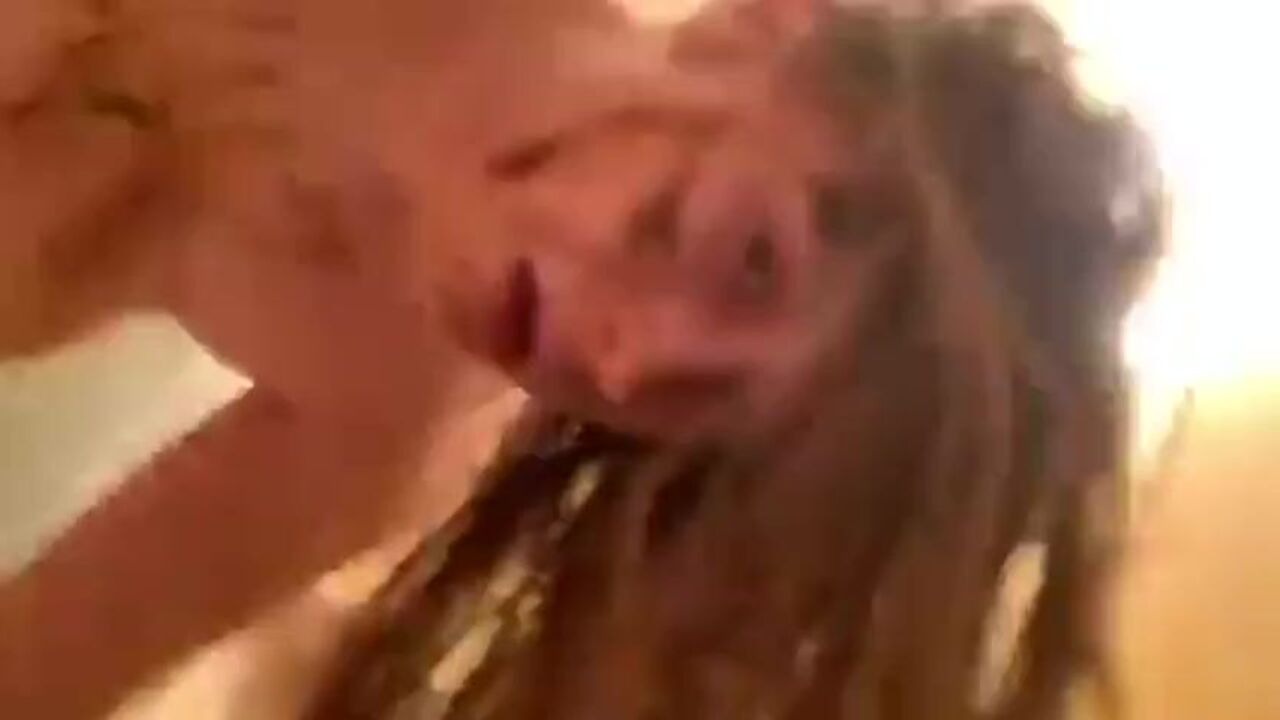 Jasmine's humiliation as a slutty bathroom slut in scat porn