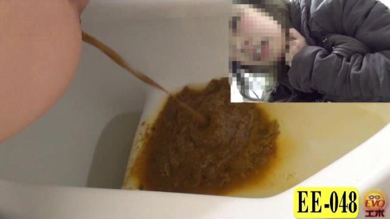 Watch this hot scat fetish video of a dirty scat girl getting pooped out by two horny guys