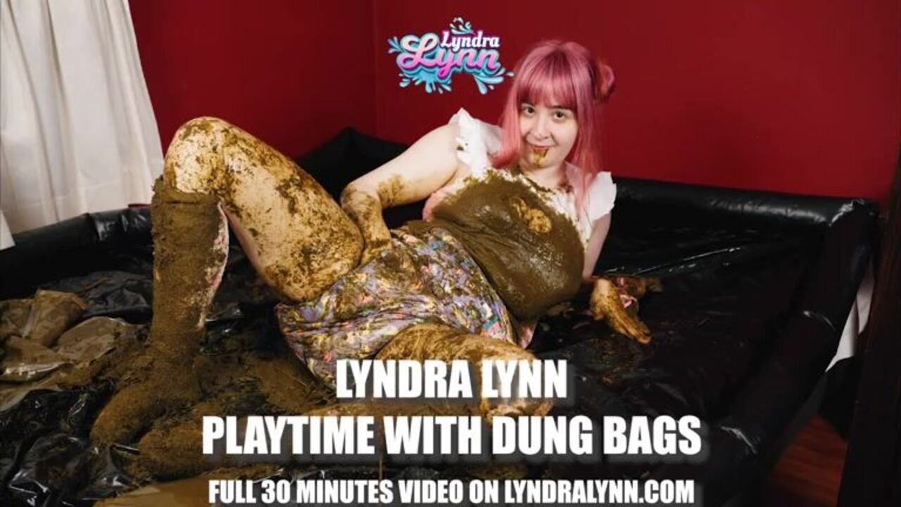 Watch this kinky chick get her holes filled with scat and feces