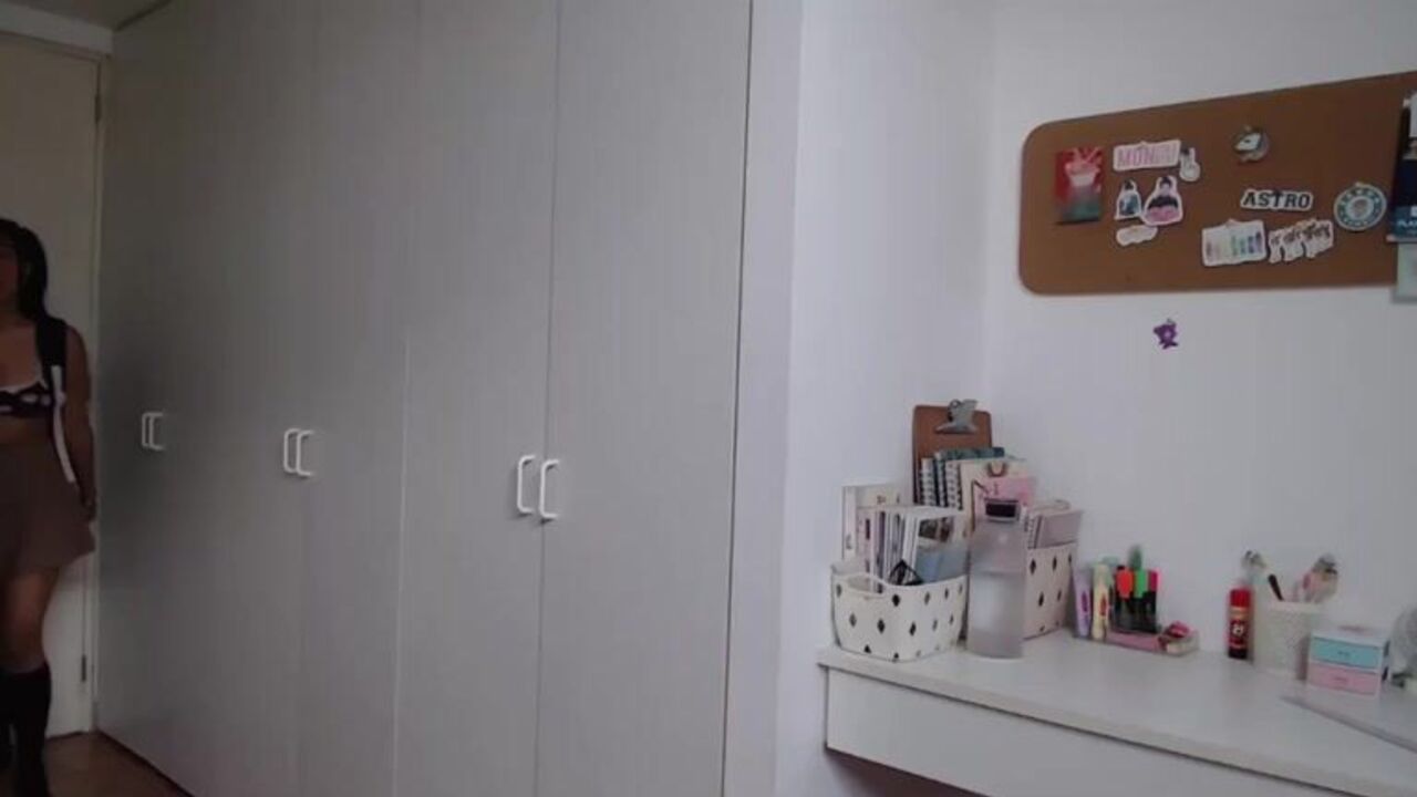 Naughty teen gets a wild scatting for daddy's pleasure