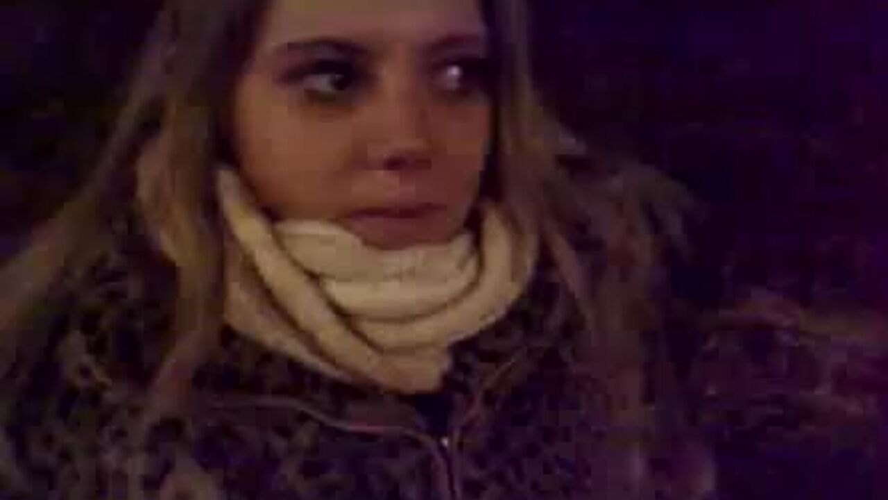 Watch this slutty slut humiliate herself before being stuffed with a hard cock